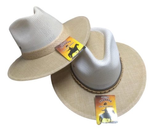 Sombrero Texano En Yute Safari Explorador 