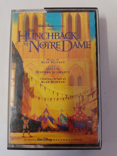 Cassette Jorobado De Notre Dame Disney Zona Retro Juguetería