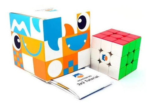 Cubo 3x3 Gan Magnético Monster Go M Color De La Estructura Stickerless