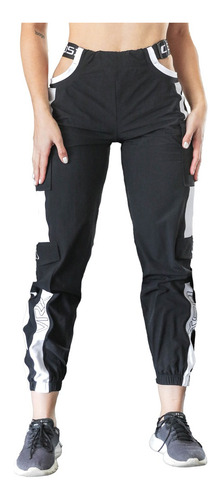 Pantalon Deportivo Tipo Cargo Trainning/gym Mujer  Vrx-osx