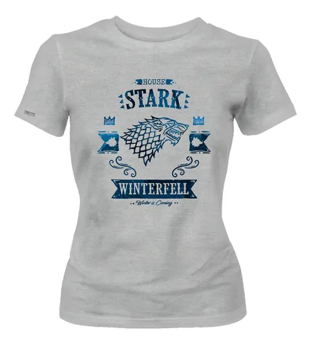 Camiseta Juegos De Tronos Games Of Thrones Stark Mujer Ikgd