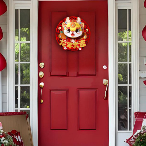 Pegatinas De Puerta, Decoraciones De Año Estilo A 36cmx36cm