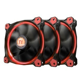 Cooler Thermaltake 3 Fan Pack 12 Cm Led Rojo Riing Lezamapc