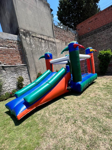 Alquiler De Inflable Castillo Con Tobogán 5x4