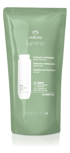 Repuesto Shampoo Cremoso Para Cabellos Rizados Lumina 300ml