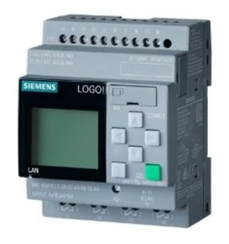 Plc Logo Siemens 12/24vdc/relay, 8 Di (4 Ai)/4 Dq