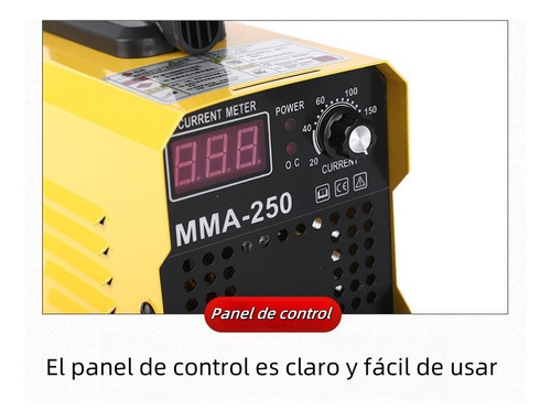 Soldadora Inverter Portátil Máquina Con Accesorios 220v