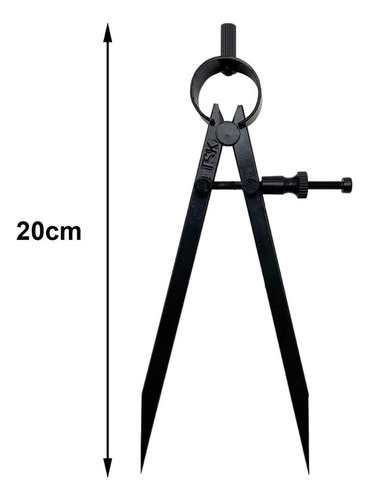 Divisor De Metal, Divisor De Punta Fina, Brújula 6 Pulgadas
