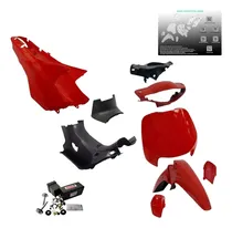 Comprar Kit Plasticos Motomel Blitz 110 Rojo + Tornillos + Calcos