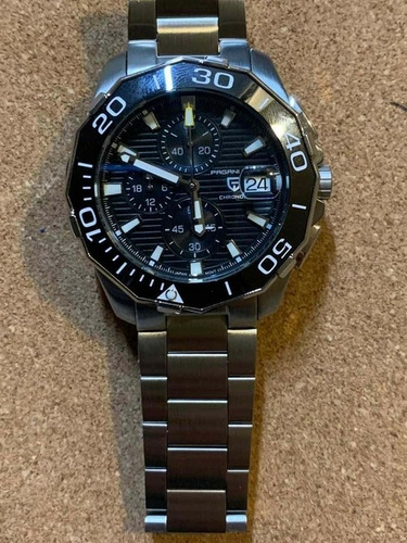 Pra Vender! Relógio Pulseira De Aço Cronógrafo Pagani Design