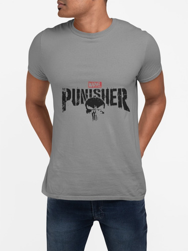 Polera The Punisher Marvel Algodon Estapadas