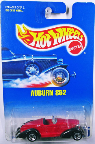 Hot Wheels Auburn 852 Con Coleccionista De Ruedas Básicas