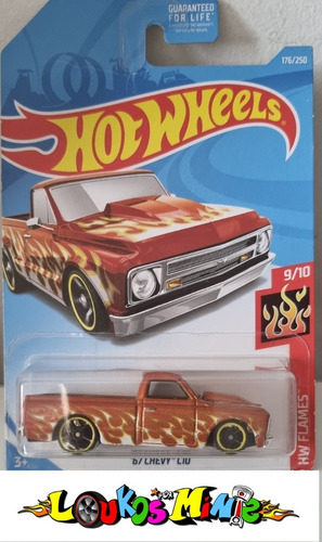 Hot Wheels ´67 Chevy C10 Flames Pickup 176/250