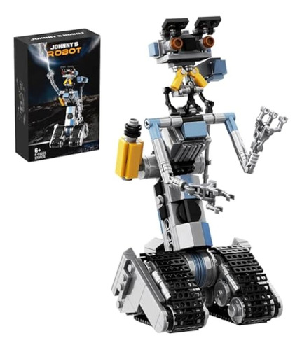 370 Piezas Johnny 5 Robot Juego De Construcción, Cortocircui