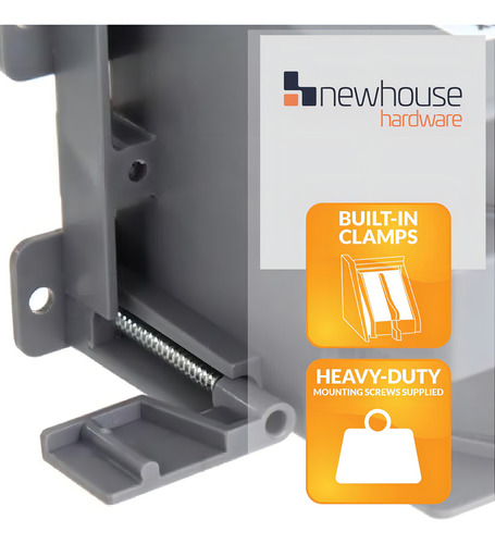 Newhouse Hardware Caja De Enchufes Eléctricos De Pvc Color Gris