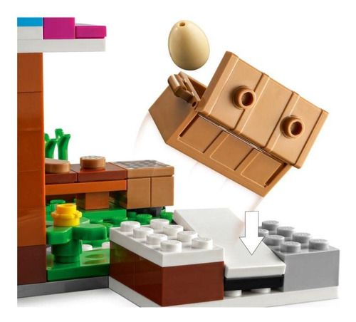Kit De Construcción Lego Minecraft The Bakery 21184 Para Niñ