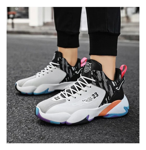 Zapatillas Para Correr Transpirables Para Hombre, Zapatillas De Baloncesto