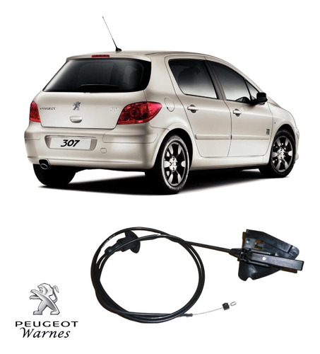 Cable De Apertura Capot Para Peugeot 307 