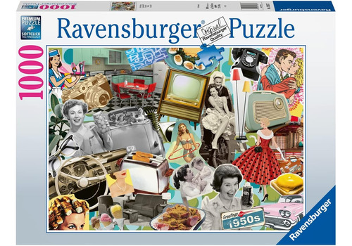 Ravensburger Puzzle 17387 The 50s - Puzle De 1000 Piezas Par