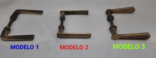 Antiguos Picaportes Bronce Para Puertas 