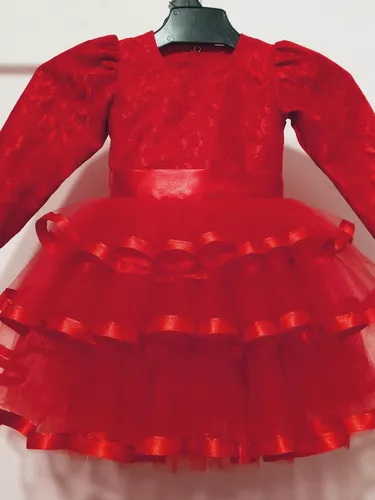 compromiso Oral puede Vestidos Para Nenas De Fiesta Color Rojo | MercadoLibre 📦