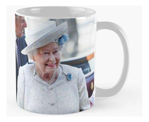 Taza Su Majestad La Reina Isabel Ii Londres Calidad Premium