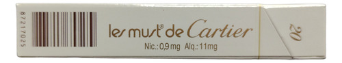 Cigarrillos Cartier En Su Caja - Luxury Mild