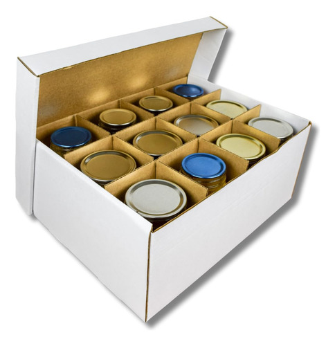 Caja De Almacenamiento Mason Jar, Recipiente Para Tarros De
