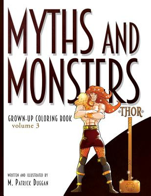 Libro Myths And Monsters Grown-up Coloring Book, Volume 3...