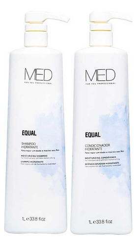 Med/mediterrani Equal Shampoo 1000ml + Condicionador 1000ml