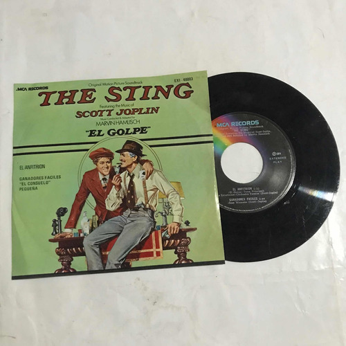Paquete De 4 Discos 7 Ep Single 45rpm-the Sting-los Randal