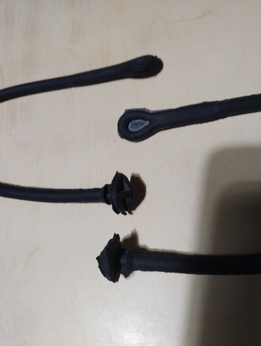 2 Tiras Soporte Bandeja Luneta Ford Fiesta 94/02 Escort 97/ Negro