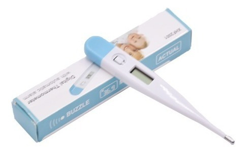 Imagen 3 de 4 de Termometro Digital Para Bebe Niños Con Estuche Con Pila