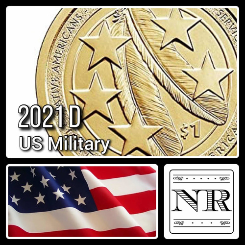 Estados Unidos - 1 Dolar - Año 2021 D - Nativa - Us Military