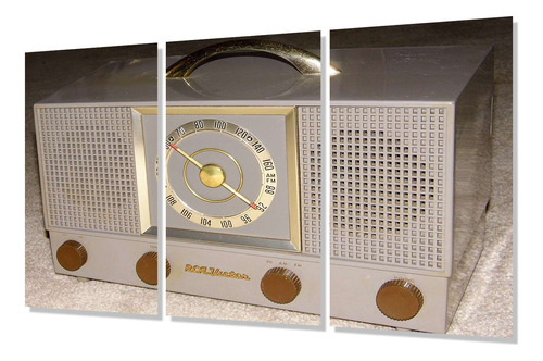 Cuadro Trip 40x60 Cuadro Decorativo Radio Vintage Clasic P1