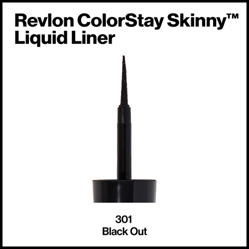 Revlon Colorstay Skinny Liquid Eyeliner, Black Out