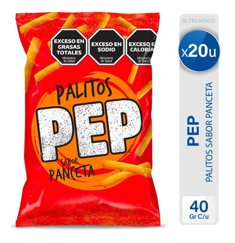 Snack Pep Palitos Sabor Clasico Pack X20 - Mejor Precio