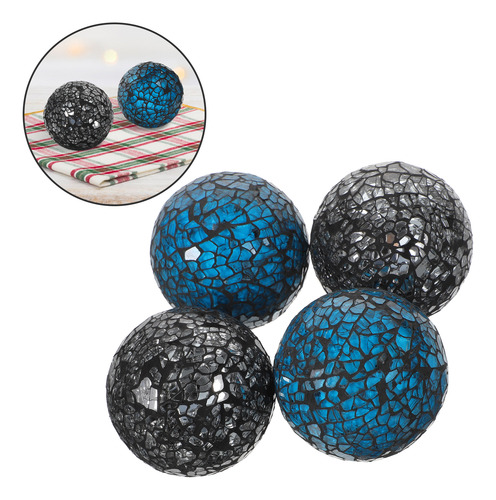 Bola De Mosaico Con Forma De Jarrones Coloridos, 4 Unidades