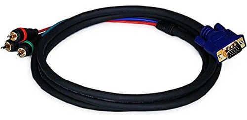 Monoprice 102170 6feet Vga A 3 Rca Cable De Video Componente