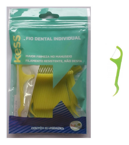 Fio Dental Kess Individual Com 30 Unidades Wxz