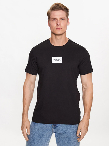 Polera Small Center Box  Negro Calvin Klein