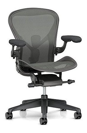 Silla Herman Miller Aeron, Talla C, Carbono