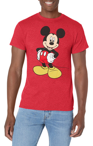 Disney Mens Classic Mickey Mouse Gráfico Gráfico De Camiseta