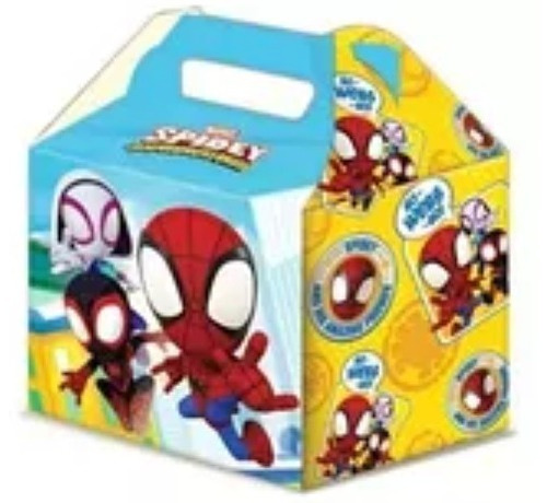 6pz Caja Dulcera Cajita Fiesta Spidey Cd40 0spd0