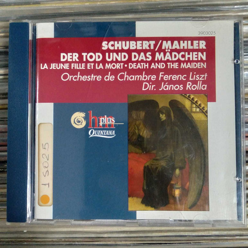 Schubert Mahler Der Tod Und Das Madchen Cd Janos Rolla (Usado)