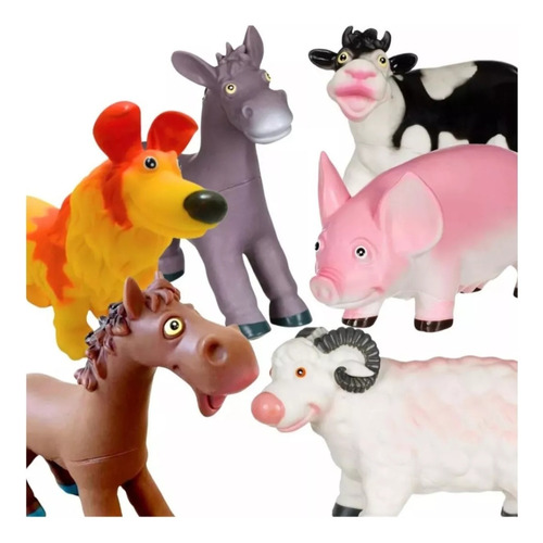 Animales De La Granja Jebe Suave Coleccion