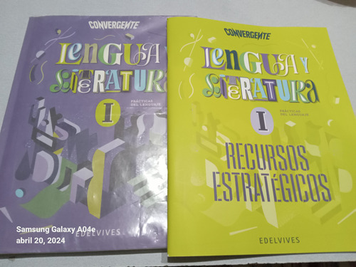 Libro Lengua Y  Literatura 1 Prácticas Del Lenguaje 