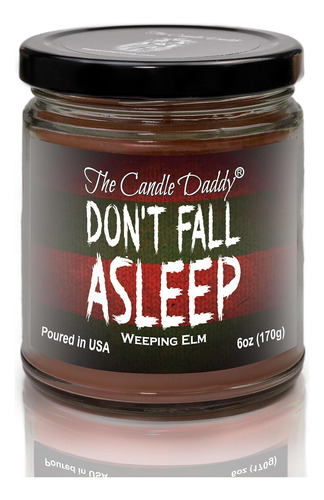 Don't Fall Shleep - Vela Perfumada De Película De Terror Con