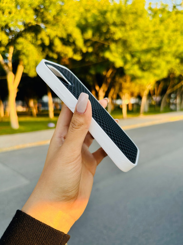 Funda Vans Waffle Para iPhone Color Negro Y Café