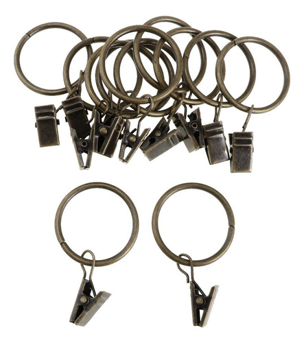 De Clips For Cortinas For Paneles De Cortinas, Bronce 25mm